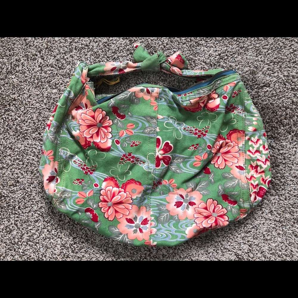 Lucky Brand floral canvas tote